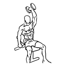 One Arm Triceps Extension With Dumbbell